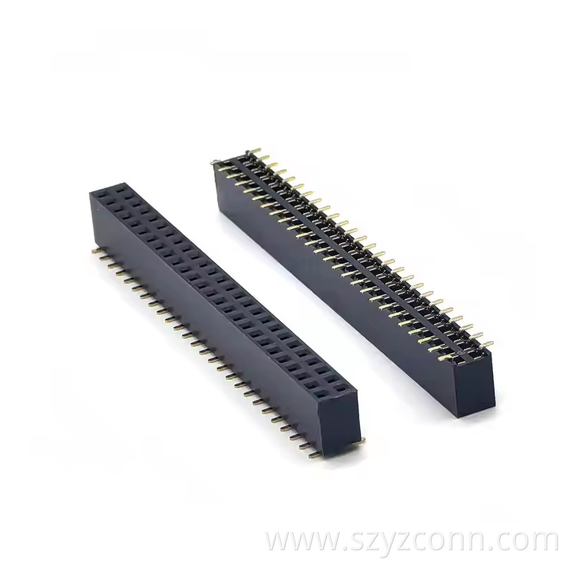 2.54mm Pitch Female Header Connector Dual Row SMT H8.5mm U Type 226P (1) 2.54mm Pitch Female Header Connector Dual Row SMT H8.5mm U Type 226P (1)